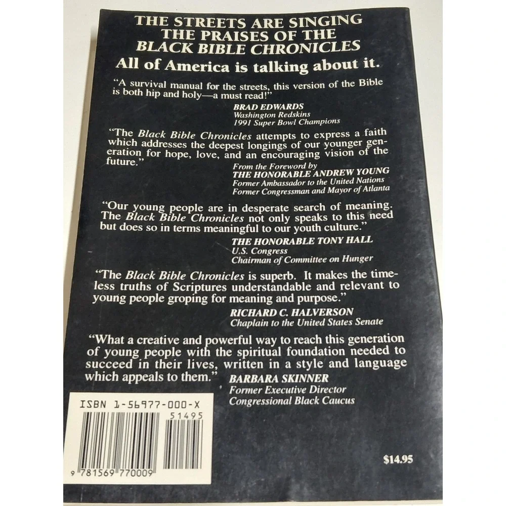 Black Bible Chronicles From Genesis to the Promised Land P.K. McCary 1993 PB